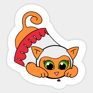 Cleric Kitty from Cat20 Sticker